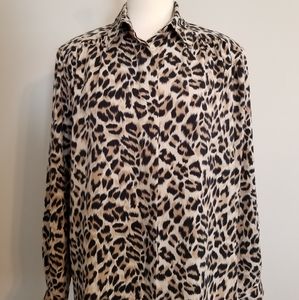 Vintage Leopard Blouse
